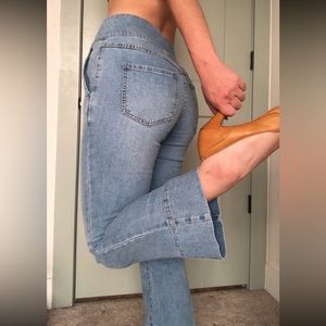 Forever 21 Bootcut Blue Jeans